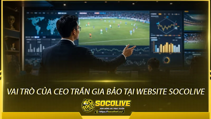 Vai trò của CEO Trần Gia Bảo tại Socolivetv