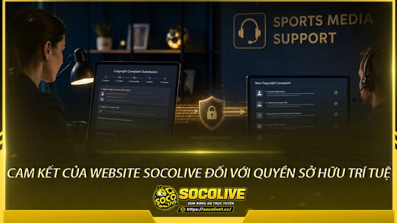 Cam kết của website Socolivetv đối với quyền sở hữu trí tuệ