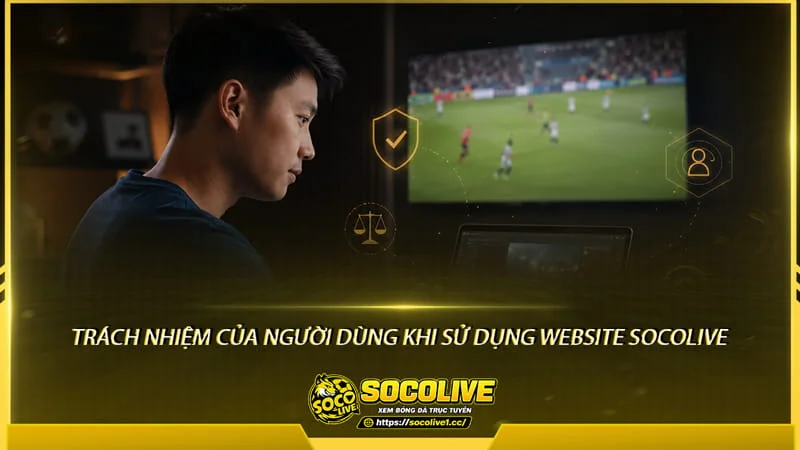 Trách nhiệm của người dùng khi sử dụng website Socolive TV