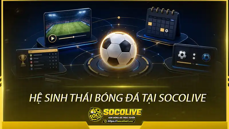 Socolive sỡ hữu hệ sinh thái bóng đá đa dạng
