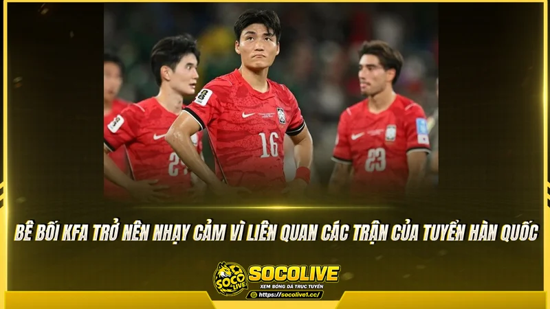 Bê bối KFA trở nên nhạy cảm vì liên quan các trận của tuyển Hàn Quốc