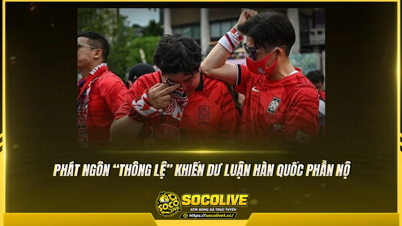 Phát ngôn “thông lệ” khiến dư luận Hàn Quốc phẫn nộ Phát ngôn “thông lệ” khiến dư luận Hàn Quốc phẫn nộ