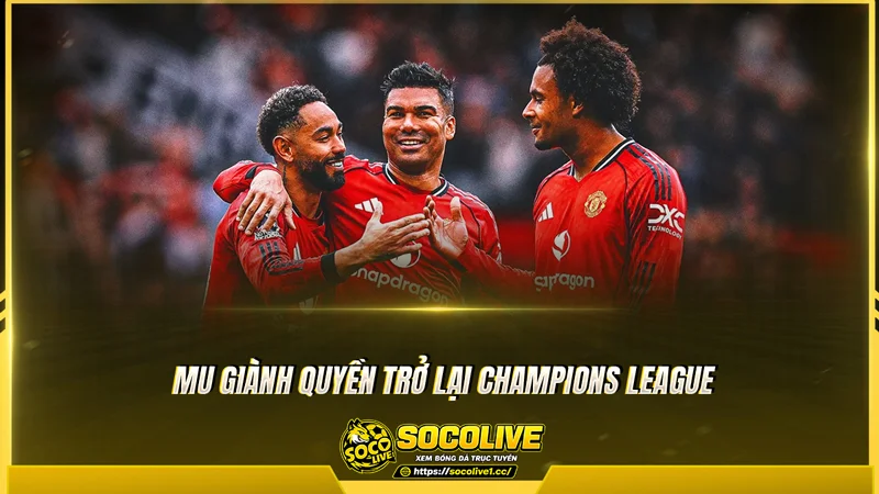Manchester United là một trong những đại diện Anh tại Champions League Manchester United là một trong những đại diện Anh tại Champions League