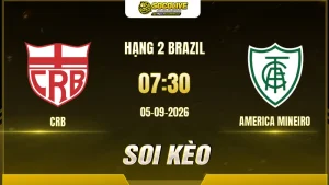 Chuyên gia Socolive soi kèo CRB vs America Mineiro trước giờ bóng lăn