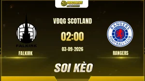 Chuyên gia Socolive soi kèo Falkirk vs Rangers trước giờ bóng lăn
