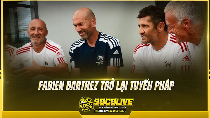 Fabien Barthez trở lại tuyển Pháp
